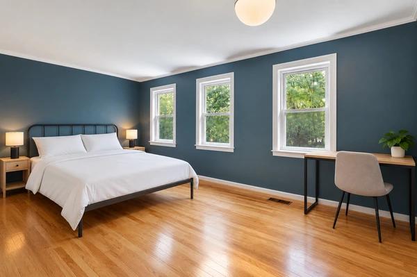 Preview 0 of #526: Queen Bedroom 2C at June Homes