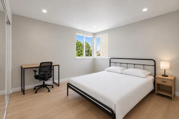 Preview 0 of #1829: Queen Bedroom C /w Private Bathroom at June Homes