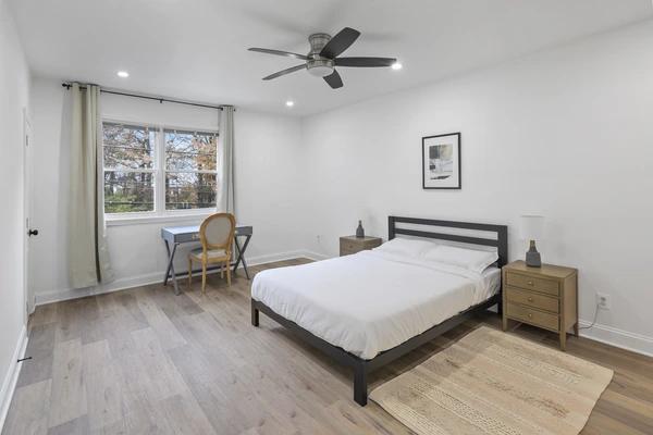Preview 0 of #810: Queen Bedroom A w/ Private Bathroom at June Homes