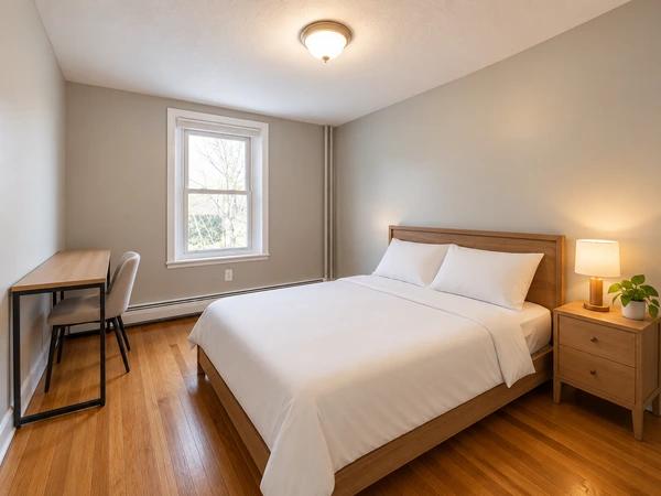 Preview 0 of #925: Queen Bedroom A at June Homes