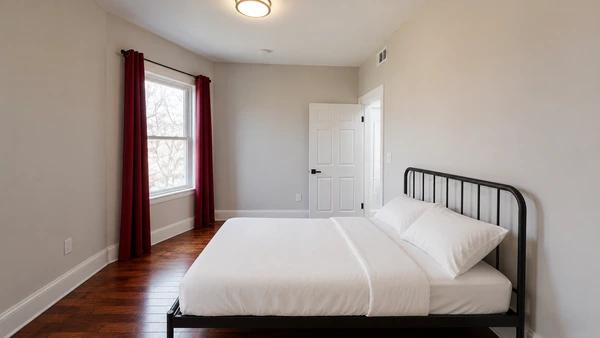 Preview 0 of #991: Queen Bedroom C  w/ Private Bathroom at June Homes