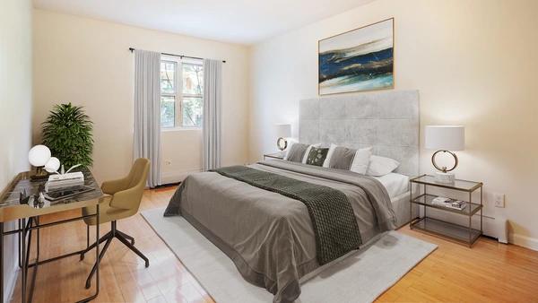 Preview 0 of #1647: Queen Bedroom D w/ Private Bathroom at June Homes