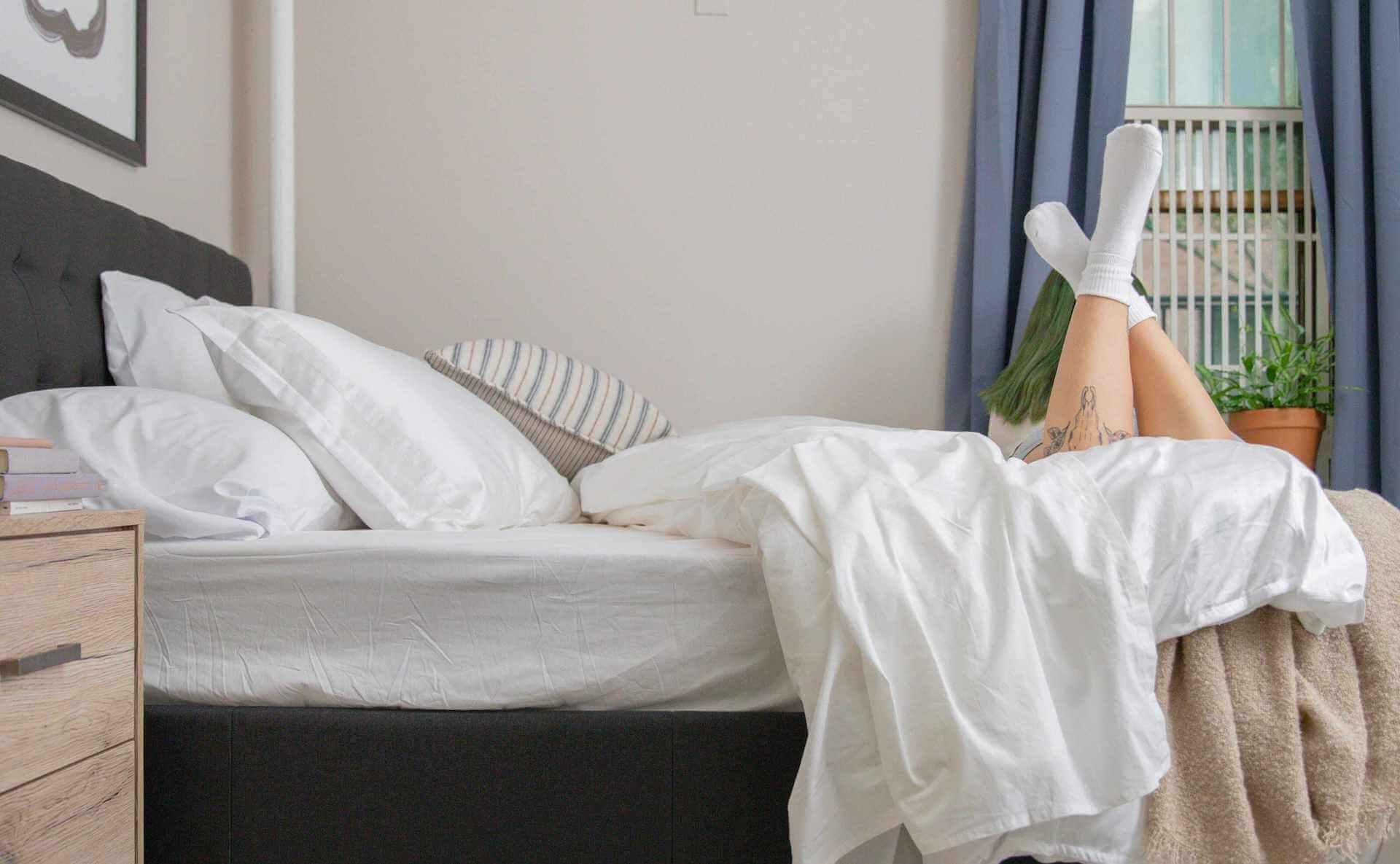 Picture of comfortable bed