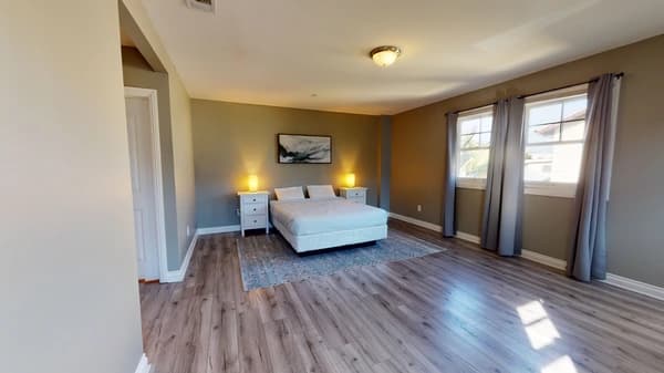 Preview 1 of #2446: Queen Bedroom C w/ Private Bathroom at June Homes