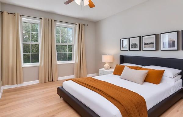 Preview 0 of #526: Queen Bedroom 3E at June Homes