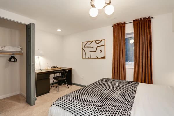 Preview 2 of #306: Queen Bedroom A at June Homes