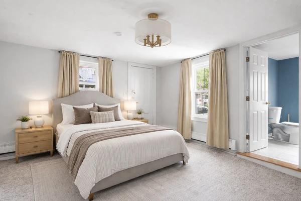 Preview 0 of #585: Queen Bedroom D w/ Private Bathroom at June Homes