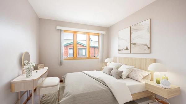 Preview 0 of #1632: Queen Bedroom D at June Homes