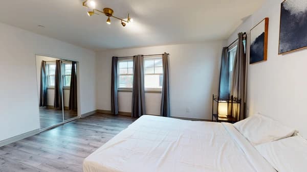 Preview 2 of #2281: Queen Bedroom  B w/ Private Bathroom at June Homes