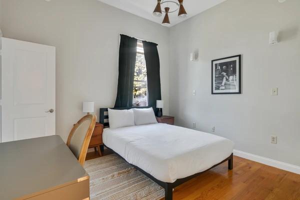 Preview 0 of #773: Queen Bedroom A W/ Private Half-Bathroom at June Homes