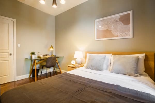 Preview 1 of #445: Queen Bedroom A at June Homes