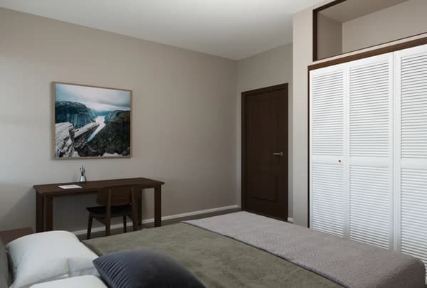 Preview 1 of #4072: Full Bedroom C at June Homes