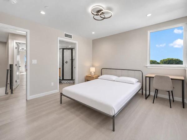 Preview 0 of #1828: Queen Bedroom E w/ Private Bathroom at June Homes