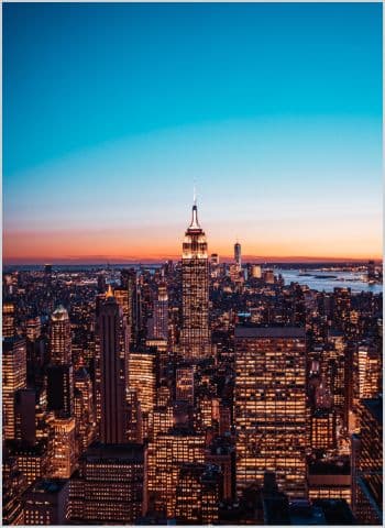 Background image of New York City city