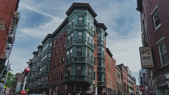 A captivating photo of the charming and historic North End neighborhood in Boston, one of the best neighborhoods to consider when choosing where to live in the city.