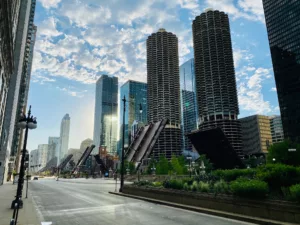 city buildings under blue sky during daytime photo