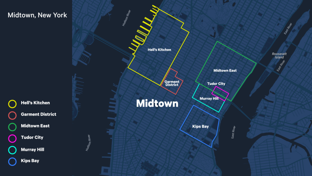 Midtown Manhattan Map